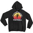 Sunday Game Football Player Id Rather Be Playing Football Youth Hoodie