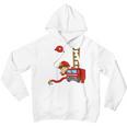 Kids 2 Year Old Firefighter Birthday Fire Truck 2Nd Birthday Youth Hoodie