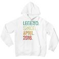 Kids 7 Years Old Legend Since April 2016 7Th Birthday Youth Hoodie