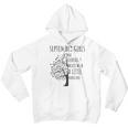 Womens September Girls Are Sunshine Mixed With A Little Hurricane Youth Hoodie