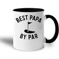 Best Papa By Par Funny Golf Fathers Day Grandpa Gifts Gift For Mens Accent Mug