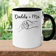 Daddy And Me Best Dad Ever Fist Bump Funny Fathers Day Accent Mug