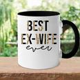 Funny Divorced Best Ex Wife Ever Divorce Party Ex Gift For Womens Accent Mug