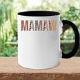Mamaw Leopard Print Mom Cute Mothers Day Funny Grandma Accent Mug