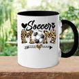 Soccer Mom Heart Leopard Mom Grandma Mothers Day Accent Mug