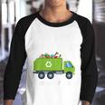 Kids Just A Boy Who Loves Garbage Trucks Youth Raglan Shirt