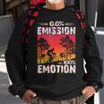 0 Emission 100 Emotion Anti E-Bike Fahrradfahrer Sweatshirt Geschenke für alte Männer