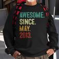10 Years Old Awesome Since May 2013 10Th Birthday Sweatshirt Gifts for Old Men