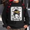 13Th Birthday Decorations Girl Messy Bun 13 Years Old Bday Sweatshirt Gifts for Old Men