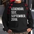 15 Geburtstag Geschenk 15 Jahre Legendär Seit September 200 Sweatshirt Geschenke für alte Männer