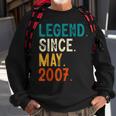 16 Year Old Legend Since May 2007 16Th Birthday Sweatshirt Gifts for Old Men