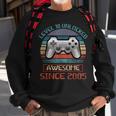 18 Years Level 18 Unlocked Awesome Since 2005 18Th Birthday Men Women Sweatshirt Graphic Print Unisex Gifts for Old Men