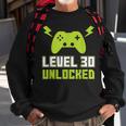 1989 30 Geburtstag Geschenk Level 30 Complete Gamer Sweatshirt Geschenke für alte Männer