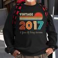 6 Year Old Vintage 2017 Limited Edition 6Th Birthday  Men Women Sweatshirt Graphic Print Unisex