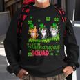 Shenanigan Squad St Patricks Day Leprechaun Cat Lover Gifts  Sweatshirt