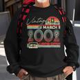 21St Birthday March 2002 Vintage Cassette Limited Edition Sweatshirt Gifts for Old Men