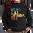25Th Birthday Gift 25 Year Old Legend Since September 1996 Sweatshirt Gifts for Old Men