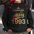 30 Geburtstag 30 Jahre Alt Legendär Seit März 1993 V2 Sweatshirt Geschenke für alte Männer