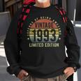 30 Year Old Gifts Vintage 1993 Limited Edition 30Th Birthday V2 Men Women Sweatshirt Graphic Print Unisex Gifts for Old Men