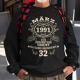 32 Geburtstag Geschenk Mann Mythos Legende März 1991 Sweatshirt Geschenke für alte Männer