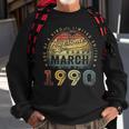 33 Year Old Awesome Since March 1990 33Rd Birthday Sweatshirt Gifts for Old Men