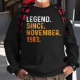 39. Geburtstag Sweatshirt, Legende seit November 1983 Geschenke für alte Männer