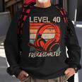 40 Geburtstag Jungen Video Gamer Level 40 Unlocked Männer Sweatshirt Geschenke für alte Männer