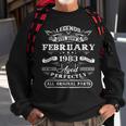 40 Years Old Gifts Legends Born In February 1983 40Th Bday Sweatshirt Gifts for Old Men