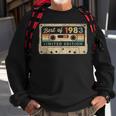 40Th Birthday 40 Years Old Best Of 1983 Vintage 80S Cassette Sweatshirt Gifts for Old Men