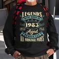 40Th Birthday Gifts Vintage Legends Born In 1983 40 Year Old Sweatshirt Gifts for Old Men