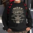 46 Geburtstag Geschenk Mann Mythos Legende März 1977 Sweatshirt Geschenke für alte Männer