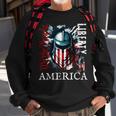 4Th Of July Proud Americans Flag We The PeopleLiberty Sweatshirt Gifts for Old Men