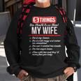 5 Things You Should Know About My Wife Best Funny Sweatshirt Gifts for Old Men