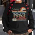 60 Year Old Born In 1963 Vintage 60Th Birthday Gifts Men Sweatshirt Gifts for Old Men