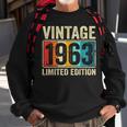 60Th Birthday Gift Men Women Vintage 1963 Funny 60 Year Old Sweatshirt Gifts for Old Men