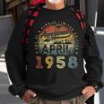 65 Year Old Awesome Since April 1958 65Th Birthday Sweatshirt Gifts for Old Men