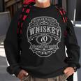 70 Jahre 70 Geburtstag Ich Bin Wie Guter Whisky Whiskey Sweatshirt Geschenke für alte Männer