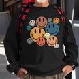 70S Retro Smile Face Cute Happy Peace Smiling Face Sweatshirt Gifts for Old Men