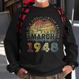 75 Year Old Awesome Since March 1948 75Th Birthday Sweatshirt Gifts for Old Men 75 Year Old Awesome Since March 1948 75Th Birthday Sweatshirt Gifts for Old Men