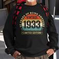 90Th Birthday Gift Vintage 1933 Limited Edition 90 Year Old Men Women Sweatshirt Graphic Print Unisex Gifts for Old Men