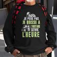 Agriculteur-Je Bosse À Lhectare Sweatshirt Geschenke für alte Männer