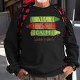 All Is Calm Cute Crayon Funny Christmas Teacher Xmas Holiday Men Women Sweatshirt Graphic Print Unisex Gifts for Old Men