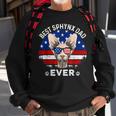 American Flag 4Th Of July Gift Sphynx DadCat Lovers Sweatshirt Gifts for Old Men