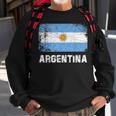 Argentinian FlagVintage Made In Argentina Gift V2 Men Women Sweatshirt Graphic Print Unisex Gifts for Old Men