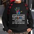 Autism Dad Father Son Daughter Autistic Kid Autism Awareness Sweatshirt Gifts for Old Men