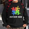 Autism DadEducate Love Support Gift Sweatshirt Gifts for Old Men