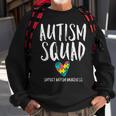Autism Squad Fun Cute Autistic Crew Awareness Matching Gift Sweatshirt Gifts for Old Men