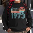 Awesome Since 1973 Retro Beach Sunset Vintage-1973 Sweatshirt Gifts for Old Men