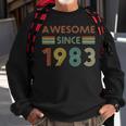 Awesome Since 1983 40Th Birthday 40 Years Old Vintage Retro Sweatshirt Gifts for Old Men