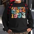 Awesome Since 1993 30Th Birthday Retro Gifts Born In 1993 Sweatshirt Gifts for Old Men